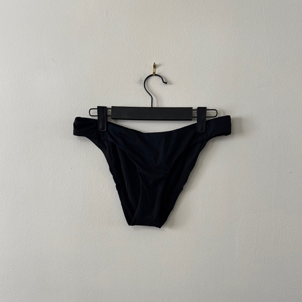Aqua Swim Black Bikini Bottom NWT
